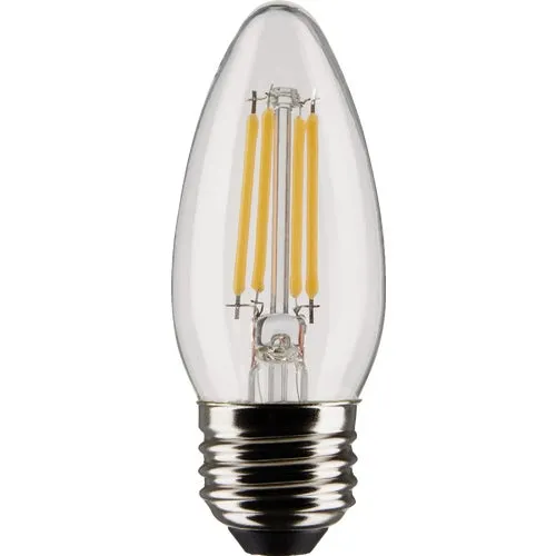 S21834 Satco Medium Base Traditional Look LED Decorative Light Bulb