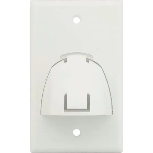 WP9001WHV1 Legrand On-Q Hinged Bullnose Wall Plate