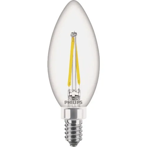588525 Philips Ultra Definition B11 Candelabra LED Decorative Light Bulb