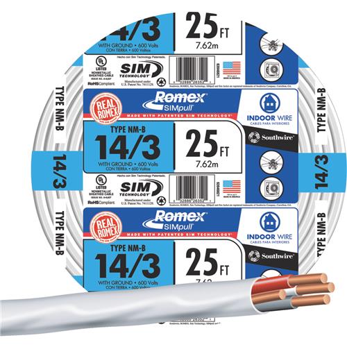 63946821 Romex 14-3 NMW/G Electrical Wire