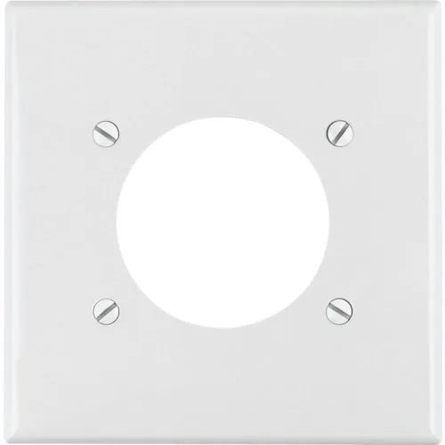 R52-80726-00W Leviton White Outlet Wall Plate