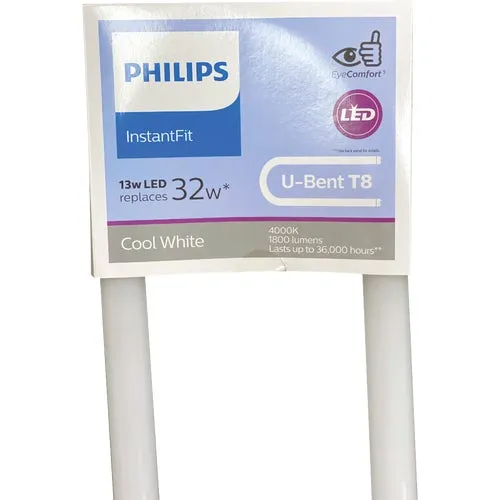 544874 Philips InstantFit T8 U-Bent LED Tube Light Bulb