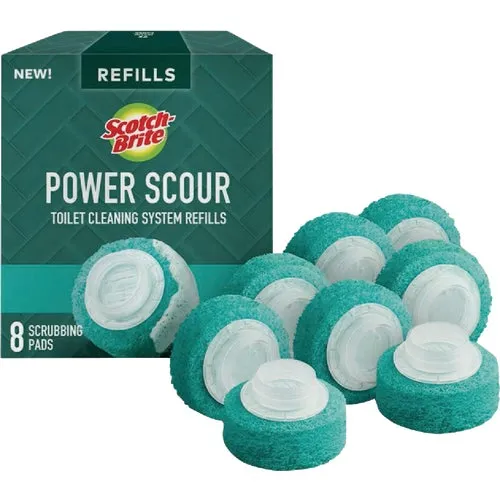 559-PS-RF-6 Scotch-Brite Power Scour Disposable Scrubbing Pad Refill