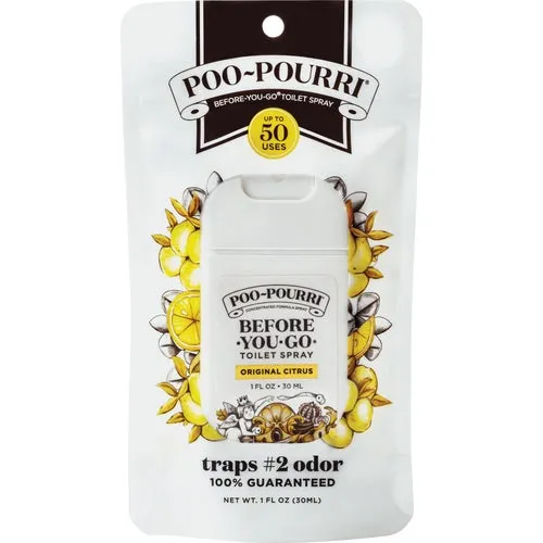 MC12284 Poo-Pourri Before-You-Go Deodorizer Spray with Pouch