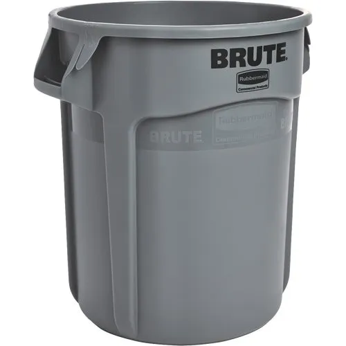 FG262000GRAY Rubbermaid Commercial Brute Vented Resin Trash Can