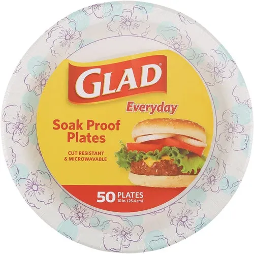 BBP0098 Glad Everyday Paper Disposable Plates