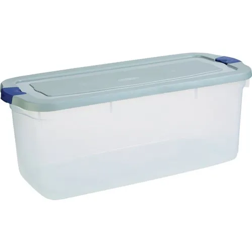 RMRC95000 Rubbermaid Roughneck Clear Storage Tote