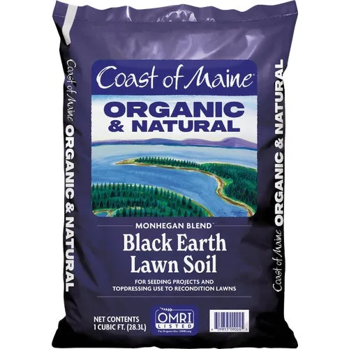 MO1000 Coast of Maine Monhegan Blend Organic Black Earth Lawn Soil