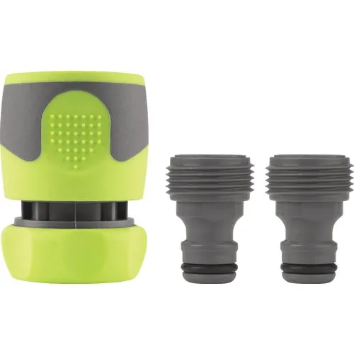 HFZGAK12 Flexzilla Standard Garden Hose 3-Piece Quick-Connect Coupler & Plug Kit