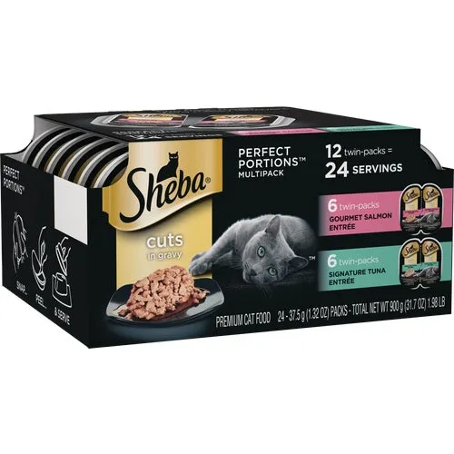 798540 Sheba Perfect Portions Cuts in Gravy Wet Cat Food