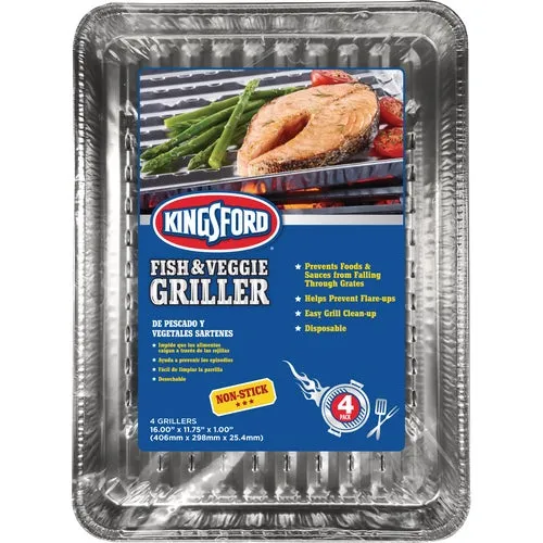BBP0490 Kingsford Non-Stick Aluminum Fish & Veggie Grillers