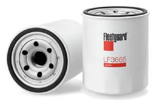 Image of a Fleetguard brand lube filter.
