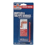 Picture of a muffler & tailpipe bandage in packaging.
