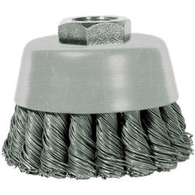 Image of an angle grinder cup brush.