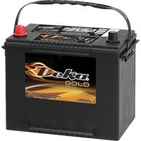 Picture of an automotive battery.