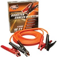 Picture of a set of heavy duty booster cables.