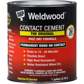 Picture of a can of contact cement.