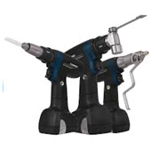 Picture showing various cordless power tools.