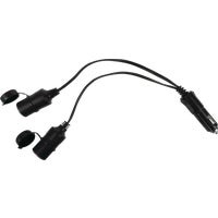 Double outlet lighter adapter image.
