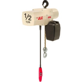 Picture of an electric chain hoist.