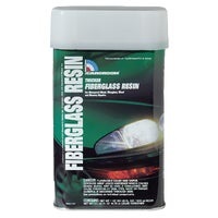 Picture of fiberglass resin.