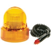 Image of a yellow flashing automotive light.