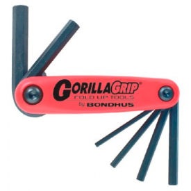 Fold-up hex key set picture.