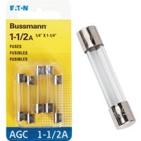 Image of a package of glass tube fuses.