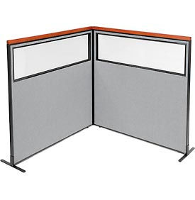 Picture of a set of office partitions.