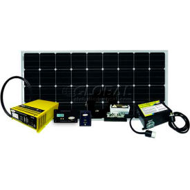 Picture of a solar panel kit.