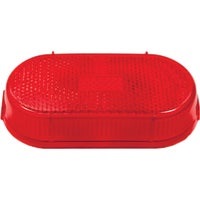 Replacement red lens with reflector image.