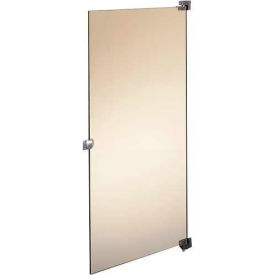 Restroom partition section image.