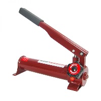 Picture of a single speed hand pump.