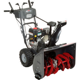 Picture of a walk behind snow removal machine.