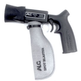 Picture of a cast aluminum spot blaster.