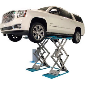 9000 pound vehicle scissor lift image.